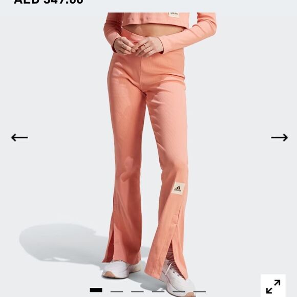 Lounge Ribbed Flared Pants - Picture 1 of 10